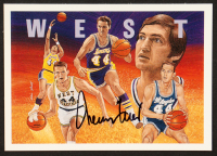 Jerry West Signed 1991-92 Upper Deck Basketball Heroes #9/9 (UDA) at PristineAuction.com