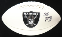 Fred Biletnikoff Signed Raiders Logo Football (Beckett) at PristineAuction.com