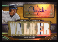 Larry Walker 2020 Topps Triple Threads Autograph Relics Gold #TTARLW1 1/9 at PristineAuction.com