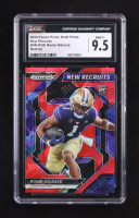 Rome Odunze 2024 Panini Prizm Draft Picks New Recruits Red Ice #NR-ROE RC (CGC 9.5) at PristineAuction.com