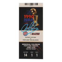Dennis Rodman Signed 1990 NBA Finals Game 5 Commemorative Ticket (PIA) at PristineAuction.com
