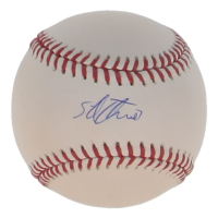 Starlin Castro Signed OML Baseball (MLB) at PristineAuction.com