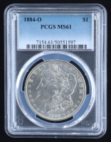 1884-O Morgan Silver Dollar (PCGS MS61) at PristineAuction.com