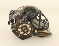 Gerry Cheevers Signed Bruins Mini Goalie Mask Inscribed "HOF 85" (Schwartz) at PristineAuction.com