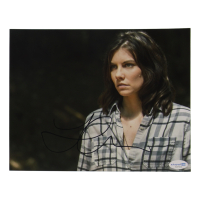 Lauren Cohan Signed "The Walking Dead" 8x10 Photo (ACOA) at PristineAuction.com