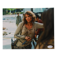Lauren Cohan Signed "The Walking Dead" 8x10 Photo (ACOA) at PristineAuction.com