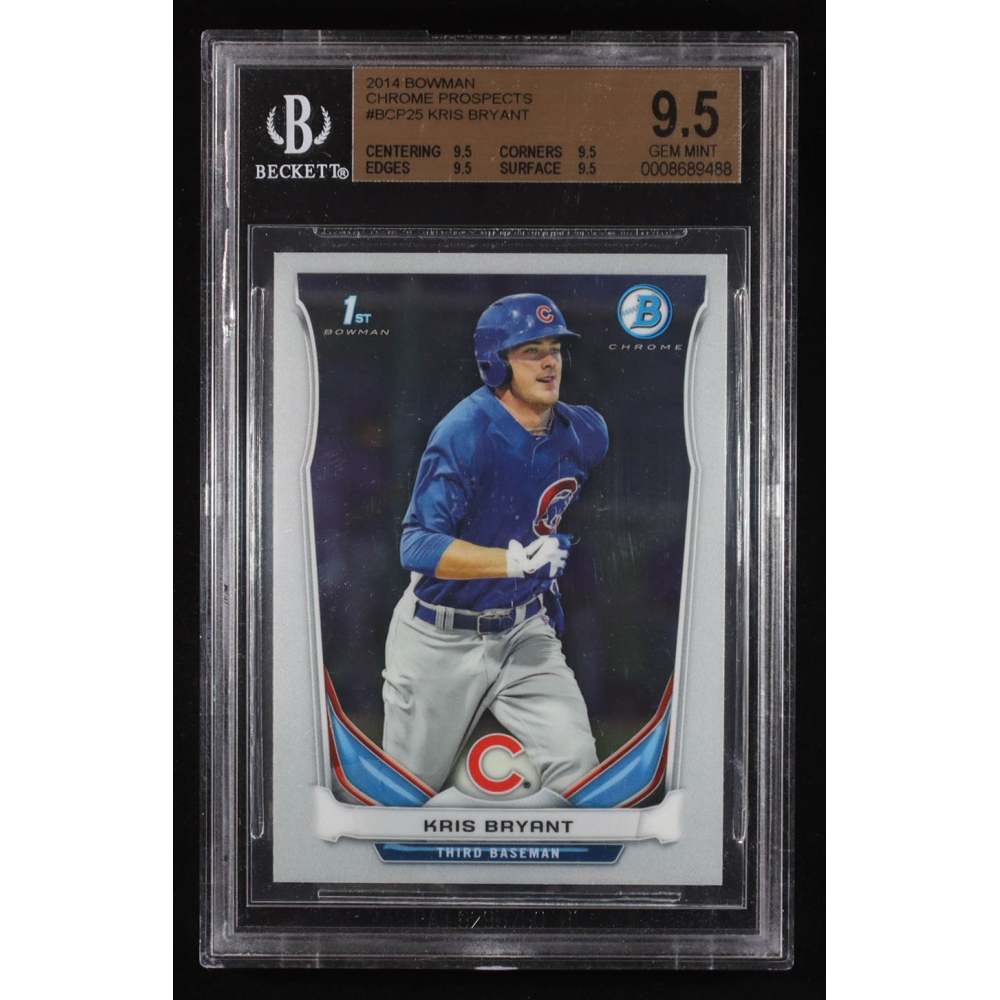 Kris Bryant 2014 Bowman Chrome Prospects #BCP25 RC (BGS 9.5) at PristineAuction.com