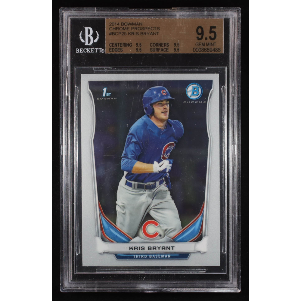 Kris Bryant 2014 Bowman Chrome Prospects #BCP25 RC (BGS 9.5) at PristineAuction.com