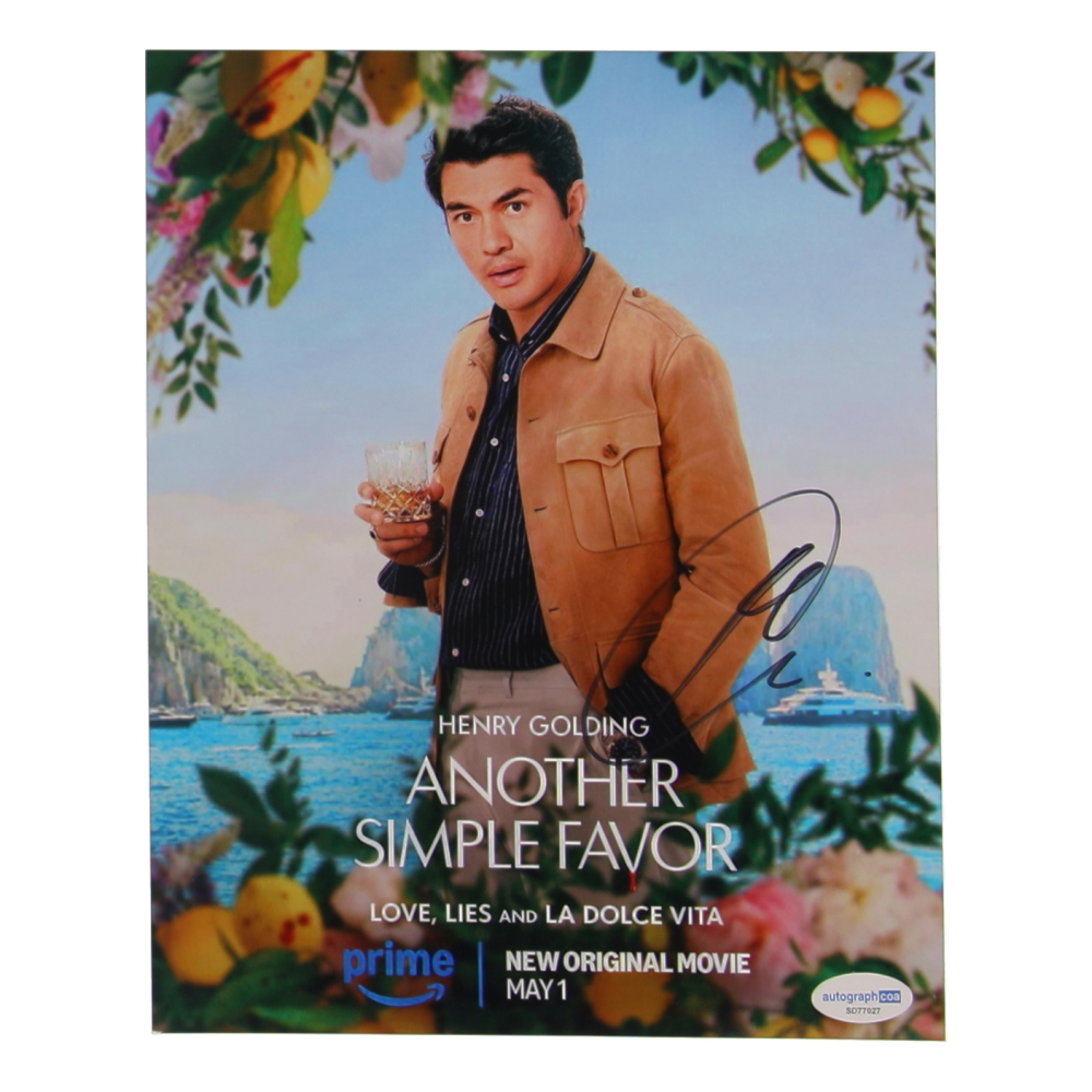 Henry Golding Signed "Another Simple Favor" 8x10 Photo (ACOA) at PristineAuction.com