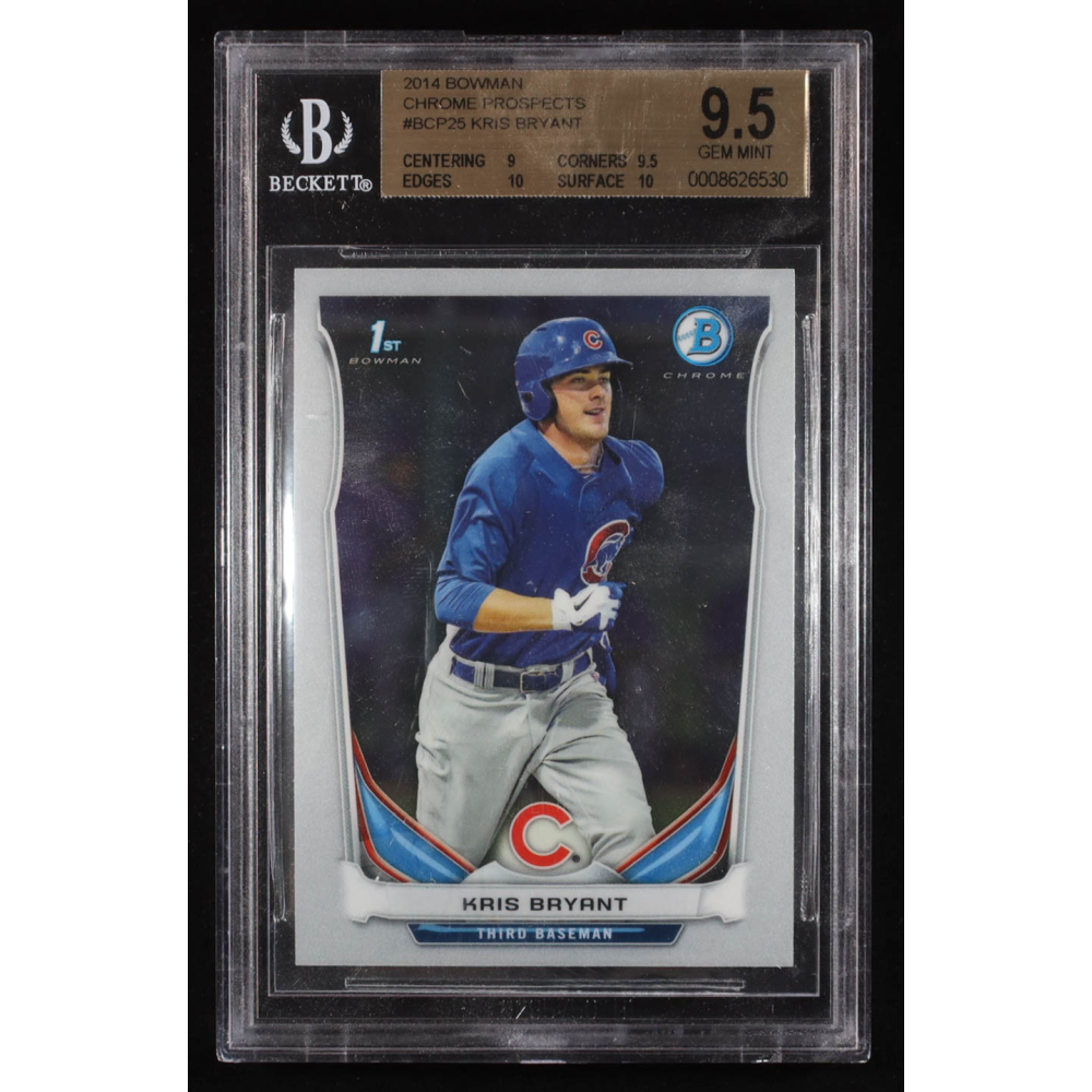 Kris Bryant 2014 Bowman Chrome Prospects #BCP25 RC (BGS 9.5) at PristineAuction.com
