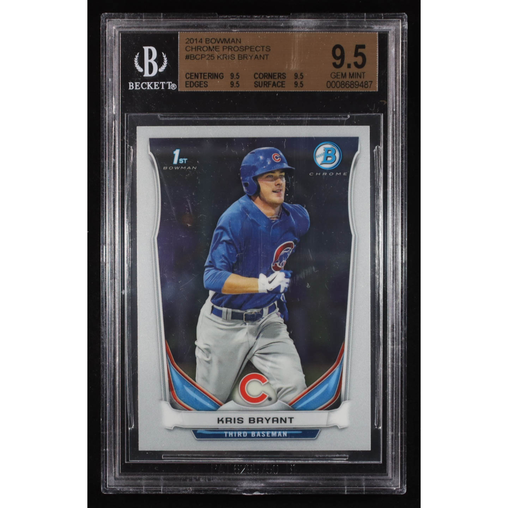 Kris Bryant 2014 Bowman Chrome Prospects #BCP25 RC (BGS 9.5) at PristineAuction.com