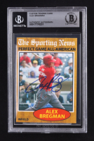 Alex Bregman Signed Custom Trading Card (BGS) at PristineAuction.com
