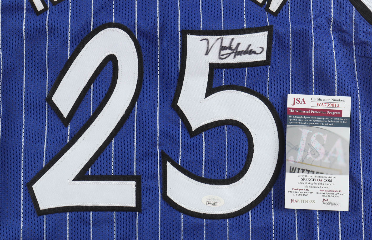 Nick Anderson Signed Jersey (JSA) at PristineAuction.com Nick Anderson Signed Jersey (JSA) at PristineAuction.com