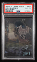 Michael Jordan 1991-92 Upper Deck Award Winner Holograms #AW4 (PSA 8) at PristineAuction.com