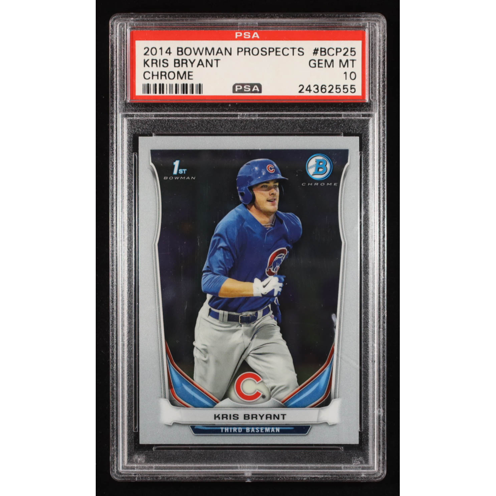 Kris Bryant 2014 Bowman Chrome Prospects #BCP25 RC (PSA 10) at PristineAuction.com