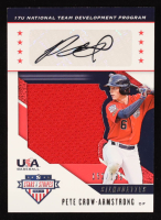 Pete Crow-Armstrong 2019 USA Baseball Stars and Stripes Silhouettes Signatures Jerseys #31 RC #152/199 at PristineAuction.com