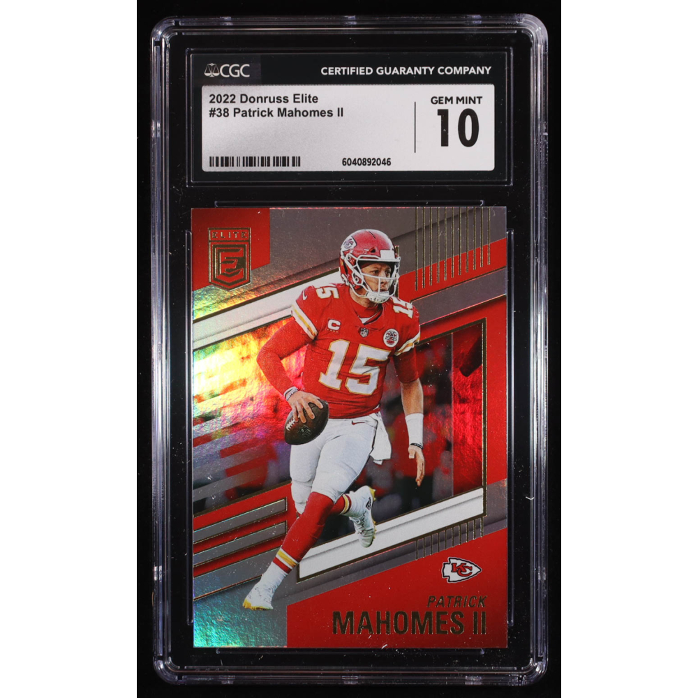 Patrick Mahomes II 2022 Elite #38 (CGC 10) at PristineAuction.com