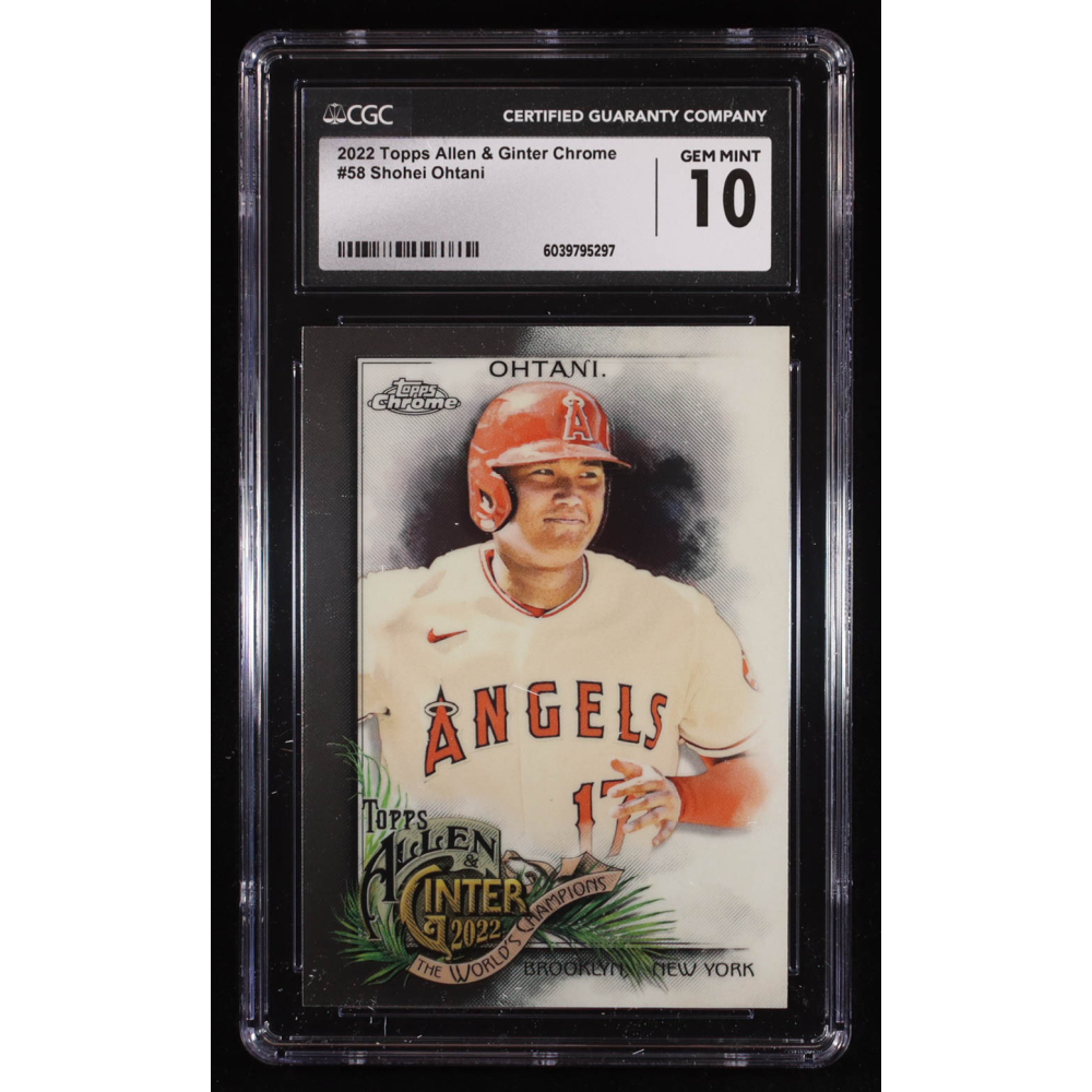 Shohei Ohtani 2022 Topps Allen and Ginter Chrome #58 (CGC 10) at PristineAuction.com