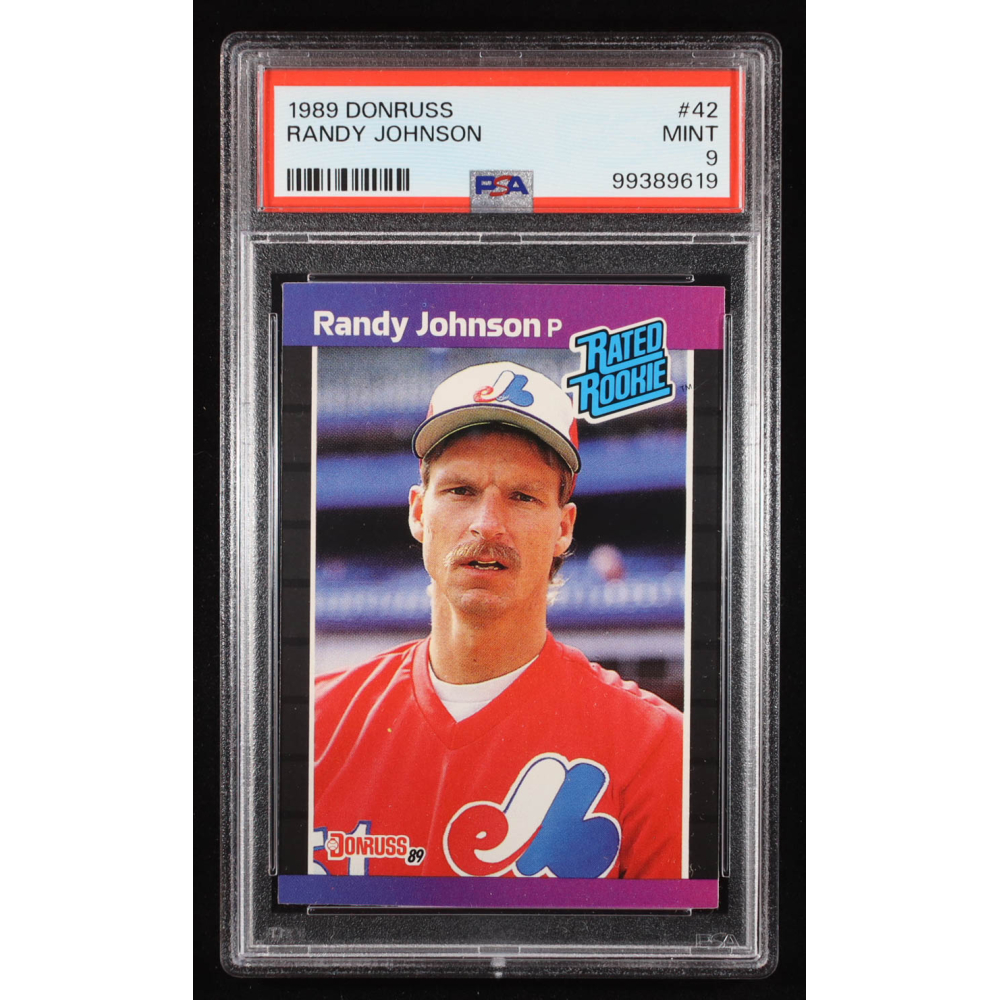 Randy Johnson 1989 Donruss #42 RC (PSA 9) (UER) at PristineAuction.com