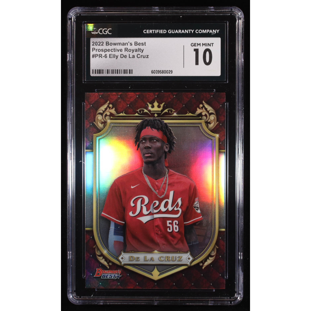 Elly De La Cruz 2022 Bowman's Best Prospective Royalty #PR6 RC (CGC 10) at PristineAuction.com