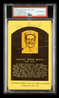 Stan Musial Signed Hall of Fame Plaque Postcard (PSA) at PristineAuction.com