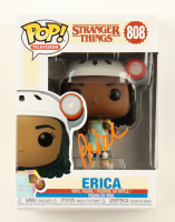 Priah Ferguson Signed "Stranger Things" #808 Erica Funko Pop! Vinyl Figure (ACOA) at PristineAuction.com