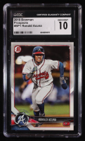 Ronald Acuna 2018 Bowman Prospects #BP1 RC (CGC 10) at PristineAuction.com