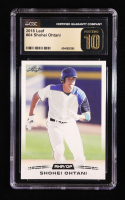 Shohei Ohtani 2018 Leaf #4 RC (CGC 10) at PristineAuction.com