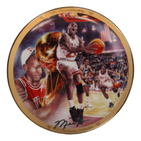 Michael Jordan 1995 Upper Deck LE "1991 Championship" Ceramic Plate at PristineAuction.com