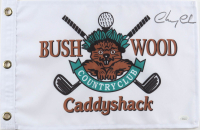 Chevy Chase Signed "Caddyshack" Bushwood Country Club Pin Flag (JSA) at PristineAuction.com