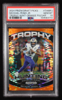 Michael Penix Jr. 2024 Panini Prizm Draft Picks Trophy Hunting Orange Pulsar #THMPJ #31/49 RC (PSA 10) at PristineAuction.com