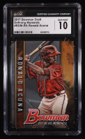 Ronald Acuna Jr. 2017 Bowman Chrome Draft Defining Moments #BDMRA RC (CGC 10) at PristineAuction.com