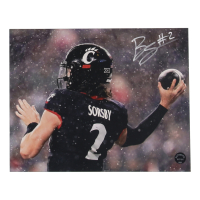 Brendan Sorsby Signed Cincinnati Bearcats 8x10 Photo (Authentic Ink) at PristineAuction.com