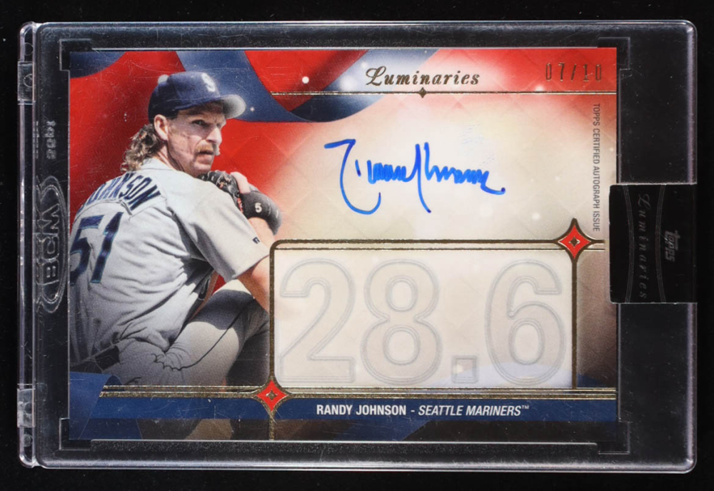 Randy Johnson 2023 Topps Luminaries Masters of the Mound Autographs Red #MOMRJ3 #07/10