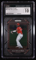 Elly De La Cruz 2023 Panini Prizm #92 RC (PSA 10) at PristineAuction.com