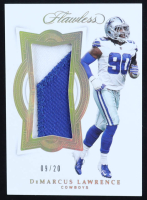 Demarcus Lawrence 2018 Panini Flawless Game-Used Memorabilia Gold #PA-DL #09/20 RC at PristineAuction.com