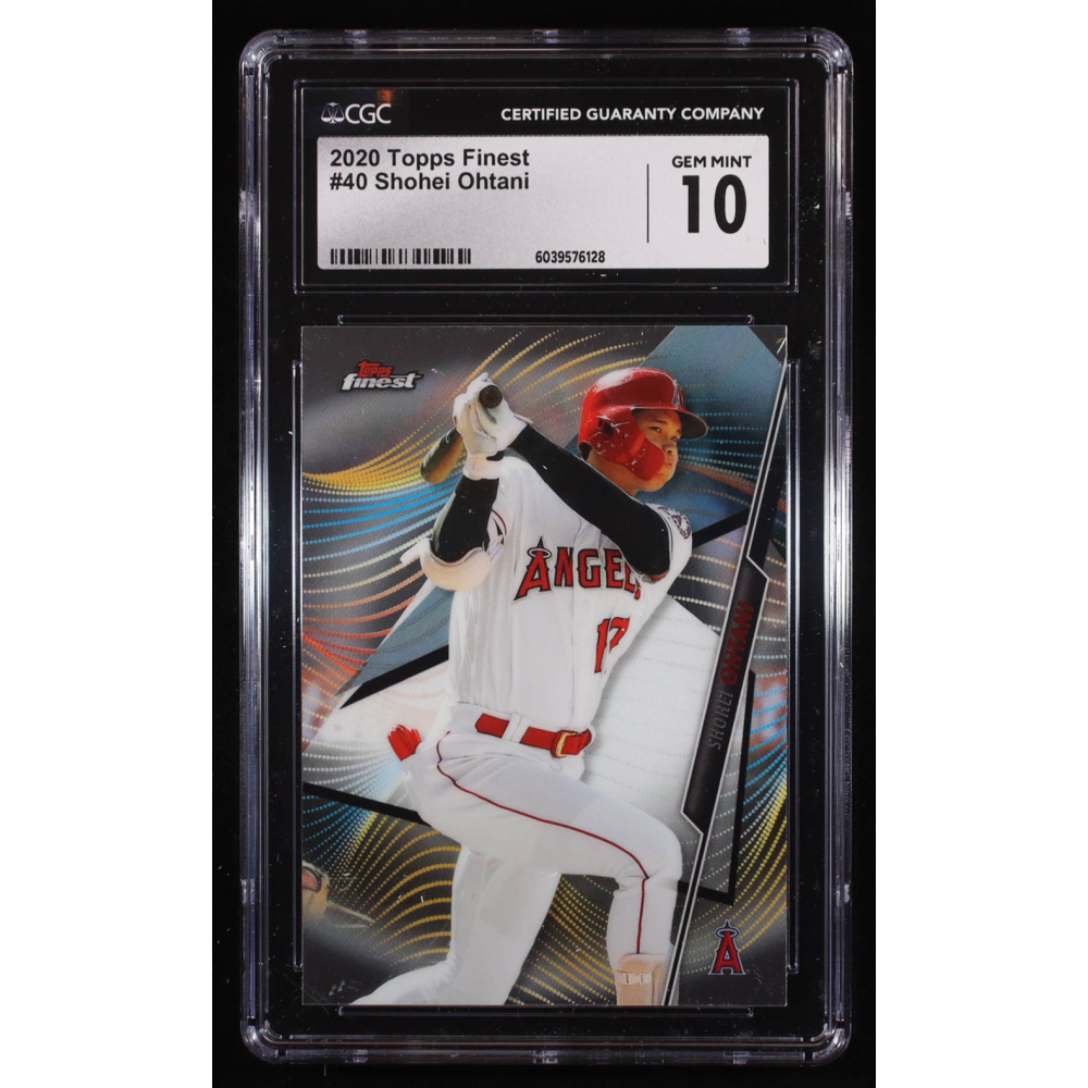 Shohei Ohtani 2020 Finest #40 (CGC 10) at PristineAuction.com