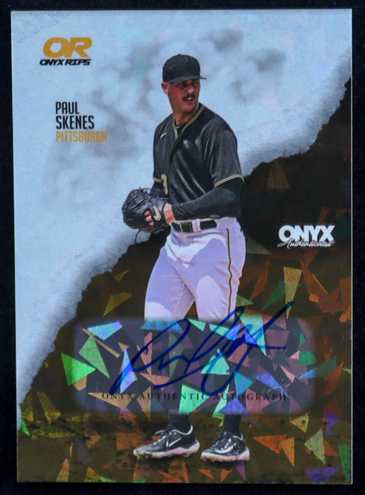 Paul Skenes 2024 Onyx Rips Autograph Cracked Ice #RAPASK RC