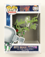 Julie Payette Signed MTV #201 MTV Moon Person Funko Pop! Vinyl Figure Inscribed "STS 96, 127" (JSA) at PristineAuction.com