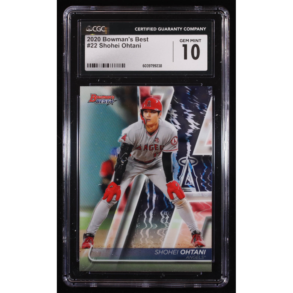 Shohei Ohtani 2022 Bowman's Best #22 (CGC 10) at PristineAuction.com