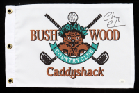 Chevy Chase Signed "Caddyshack" Bushwood Country Club Pin Flag (JSA) at PristineAuction.com