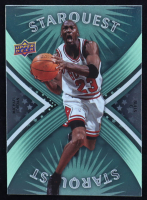 Michael Jordan 2008-09 Upper Deck First Edition Starquest Green #SQ20 at PristineAuction.com