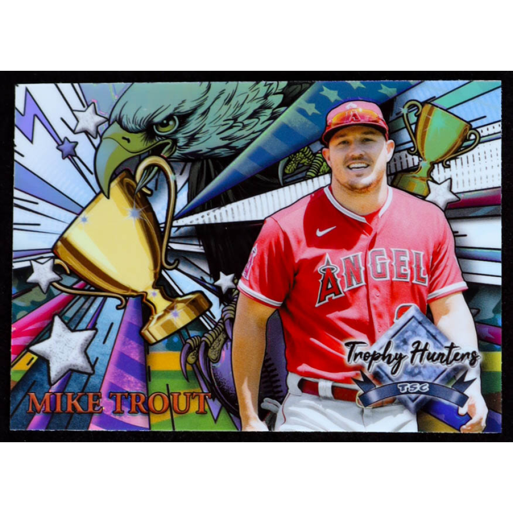 Mike Trout 2022 Stadium Club Chrome Trophy Hunters #RL3 at PristineAuction.com