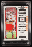 Patrick Mahomes 2022 Panini Contenders #58 W/ Jersey Fusion Rookie Debut Worn Jersey Memorabilia at PristineAuction.com