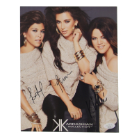 Khloe, Kim & Kourtney Kardashian Signed 8x10 Photo (JSA) at PristineAuction.com