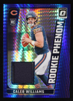 Caleb Williams 2024 Donruss Optic Rookie Phenoms Blue Hyper #1 RC at PristineAuction.com