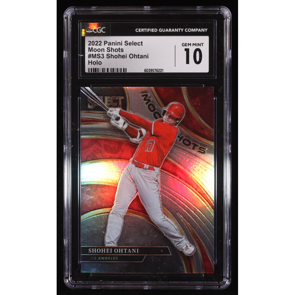 Shohei Ohtani  2022 Select Moon Shots Holo #3 (CGC 10) at PristineAuction.com
