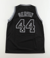 George Gervin Signed Jersey Inscribed "HOF 96" (JSA) at PristineAuction.com