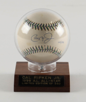 Cal Ripken Jr. Signed 1998 All-Star Game Logo Baseball With Display Case (Ripken Jr.) at PristineAuction.com