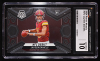 Jayden Daniels 2024 Panini Mosaic #272 DEB RC (CGC 10) at PristineAuction.com